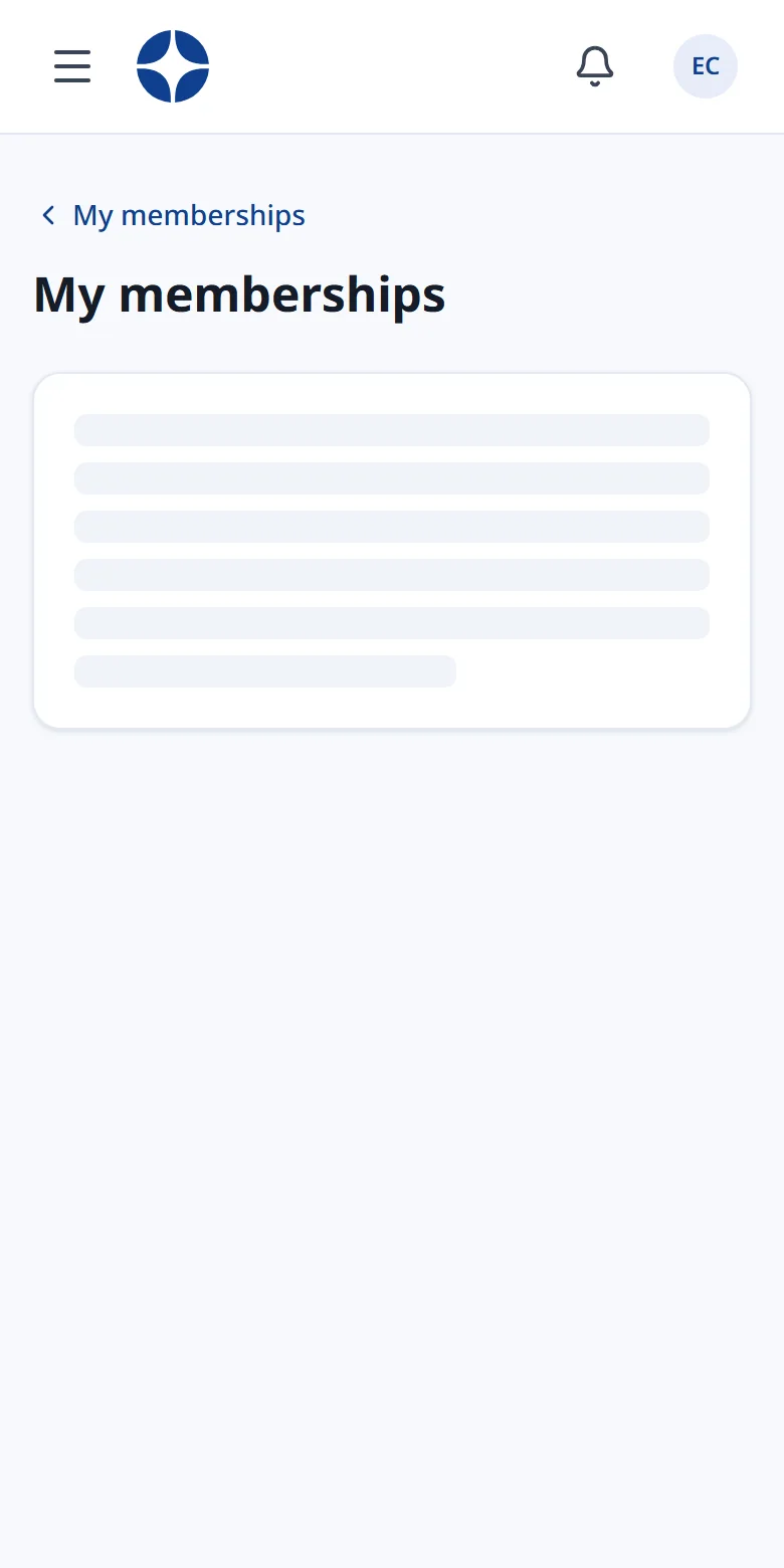 For your members in Azonation, with example data